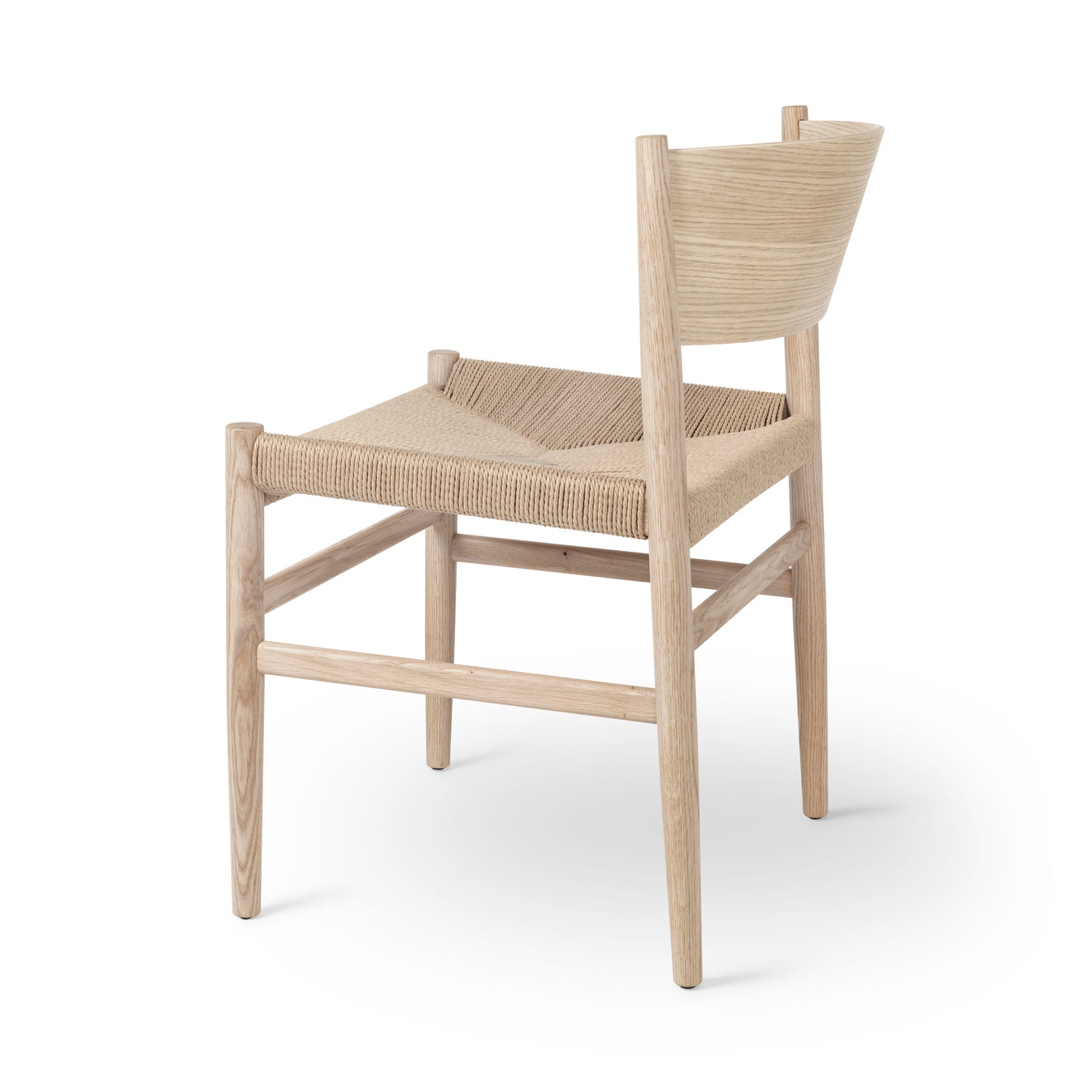 Nestor w/o armrest, Matt Lacquered Oak Natural Pape