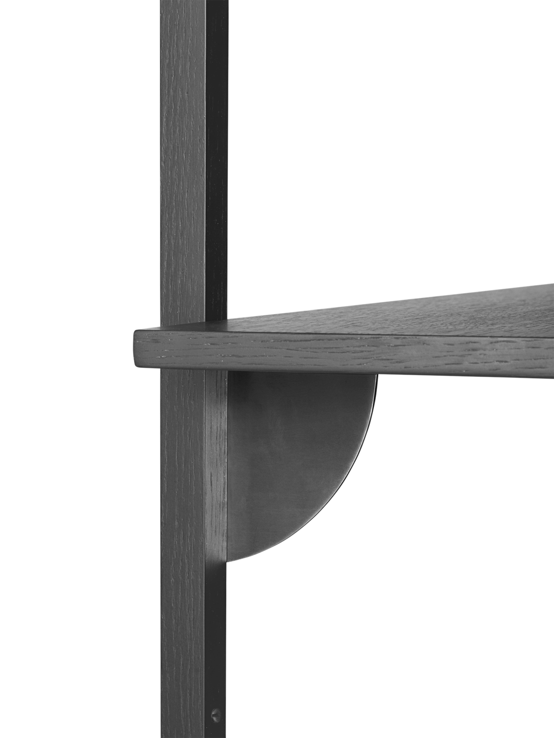 Sector Shelf T/W - Black Ash-Black Brass