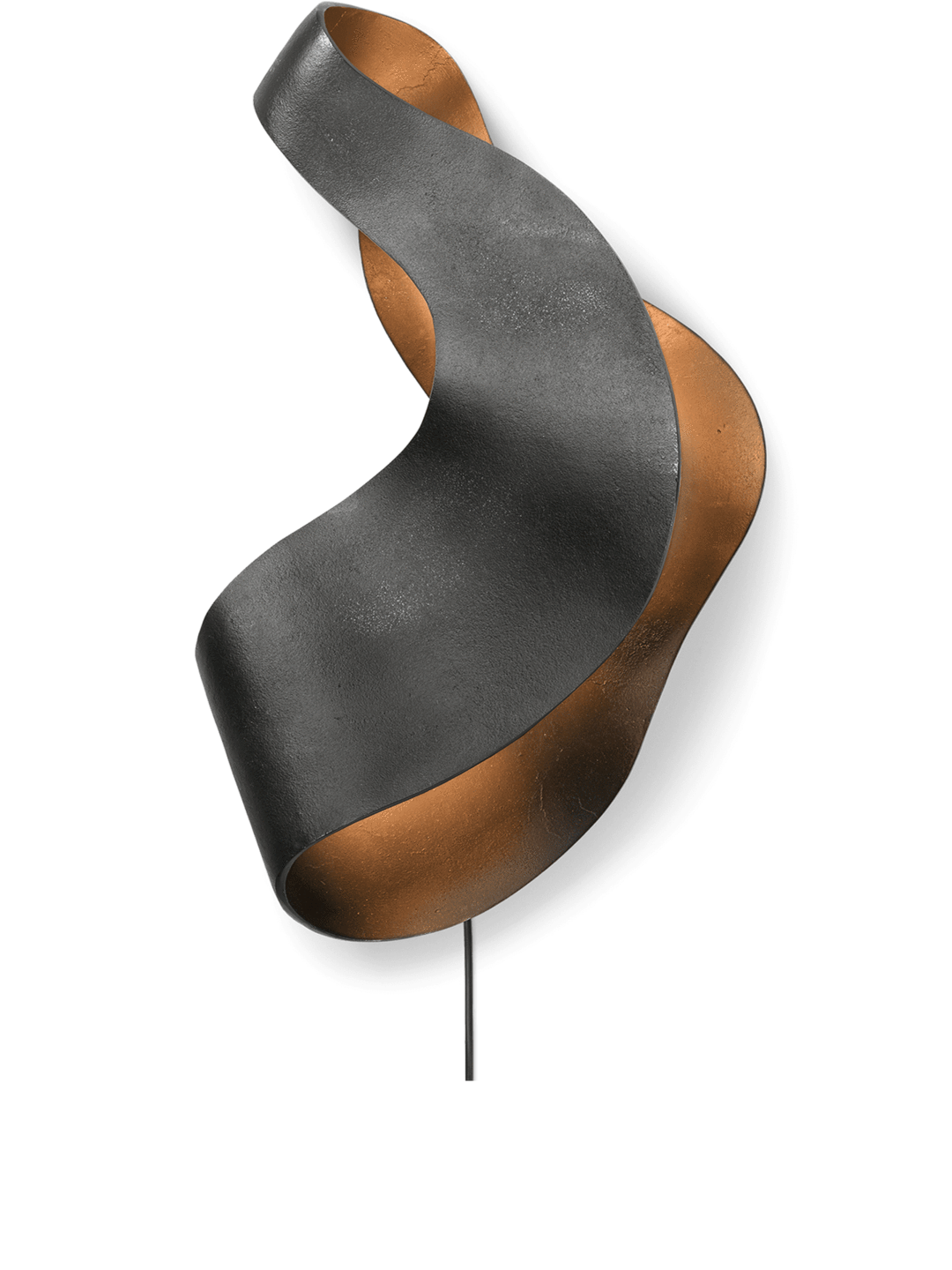 Oyster Wall Lamp, Black