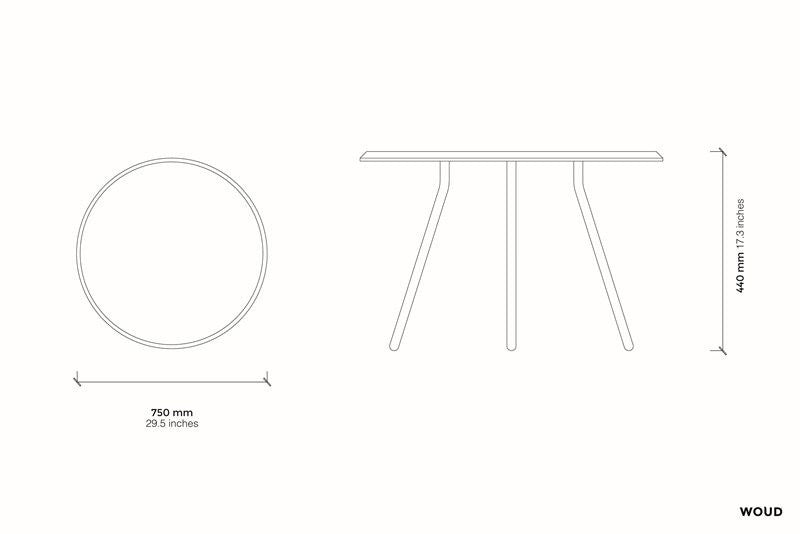 Ø75 High Soround Coffee Table