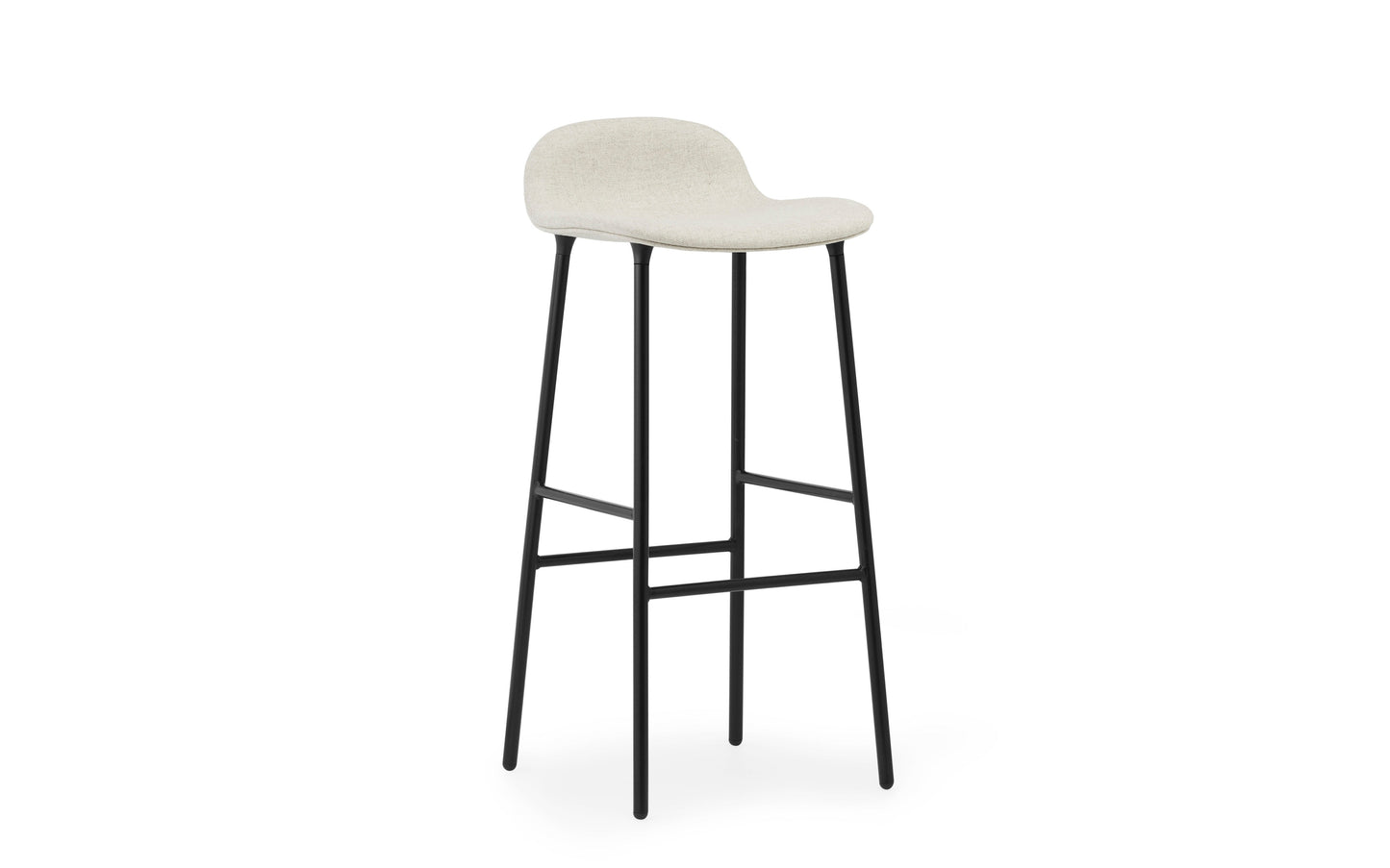 Form Barstool 75 cm, Steel Main Line Flax