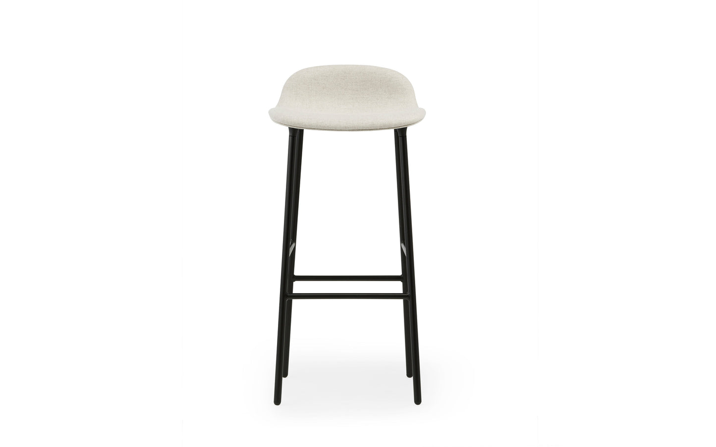 Form Barstool 75 cm, Steel Main Line Flax