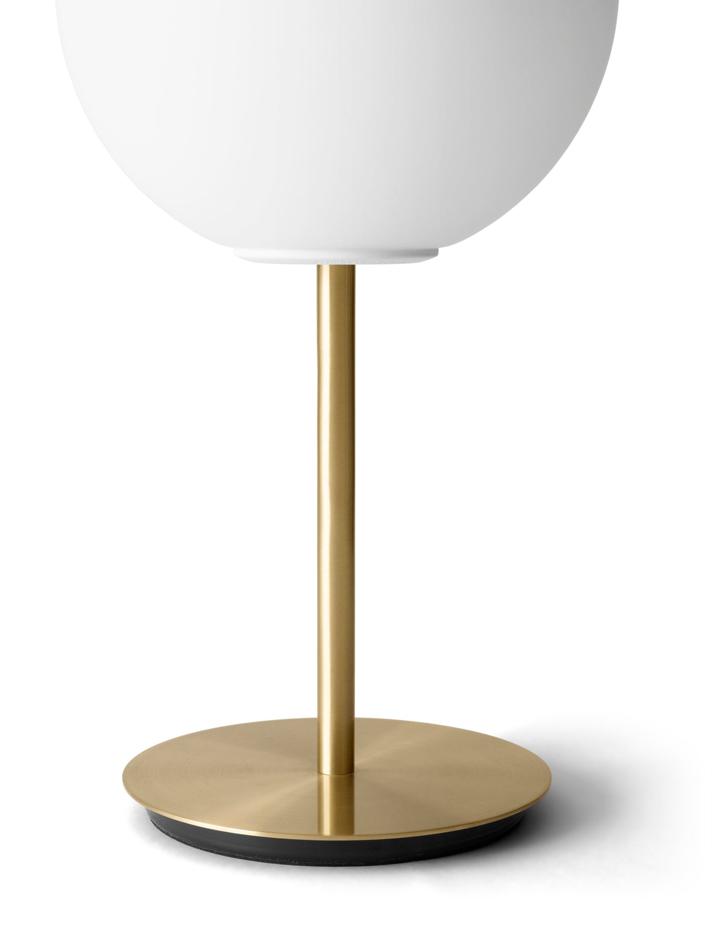 TR Bulb, Table Lamp, Brushed Brass w Matt Opal Bulb