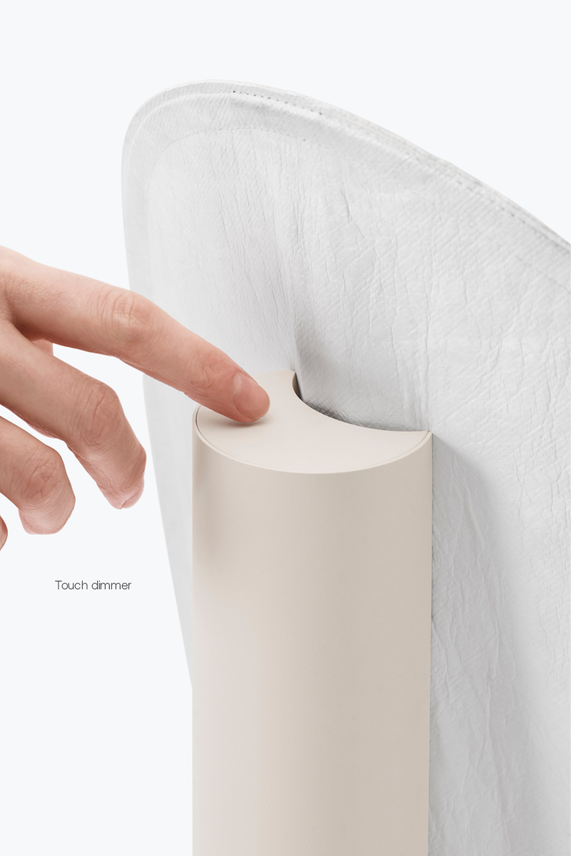 Tense Table Lamp - Portable, White
