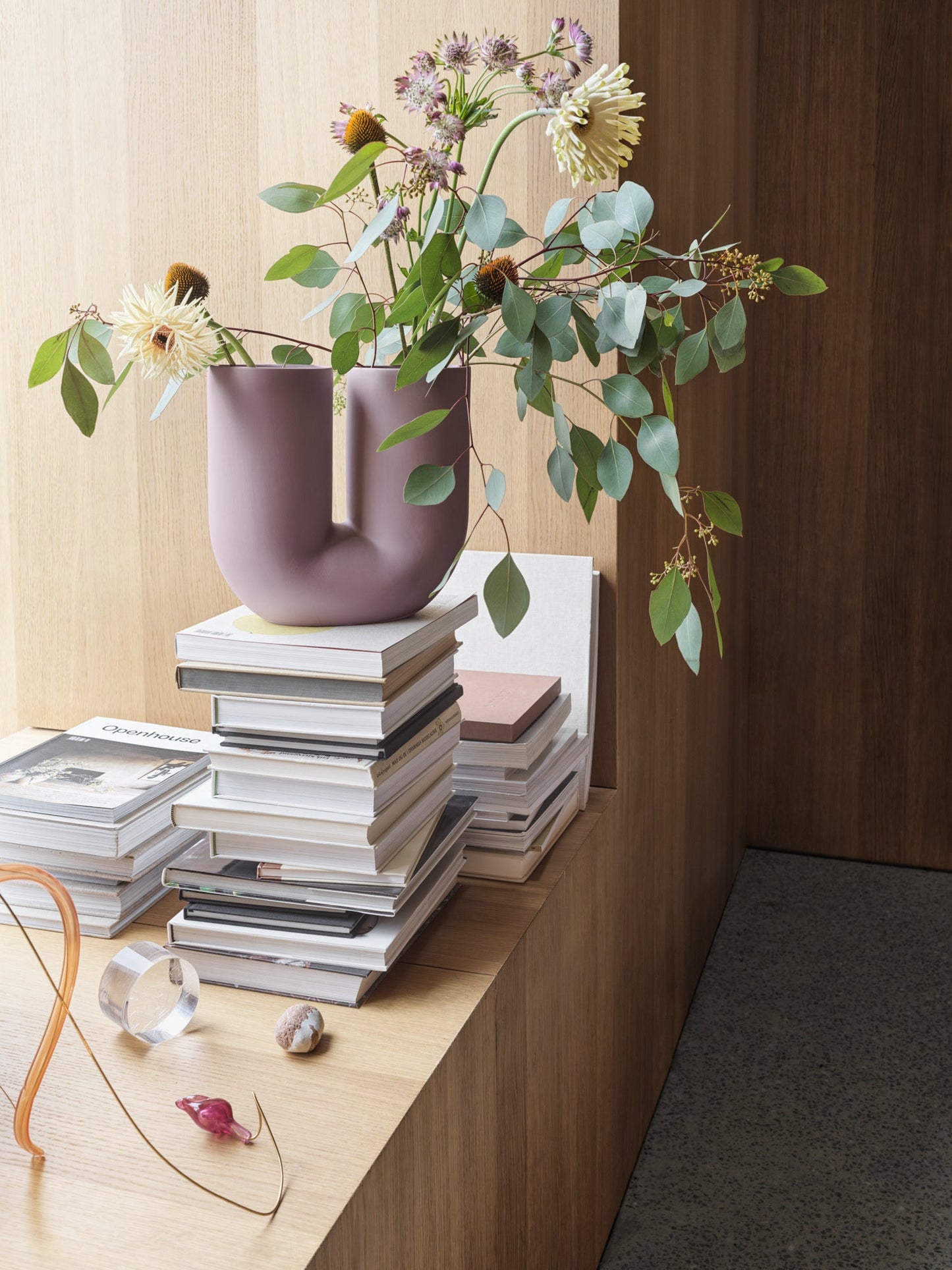 Kink Vase, Dusty Lilac