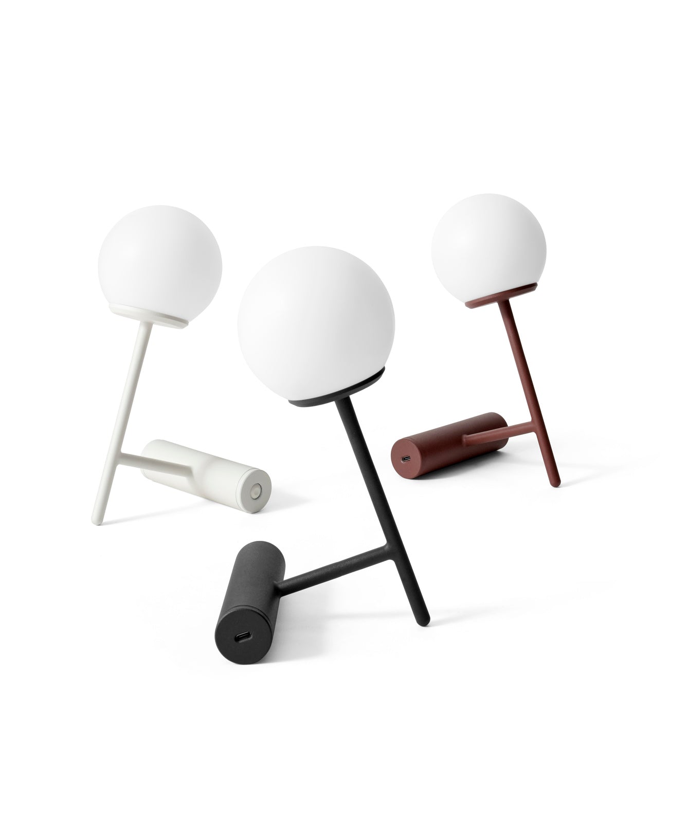 Phare LED Lamp, Burned Red