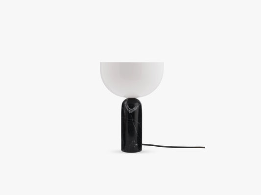 Kizu Table Lamp, Black Marble, Small