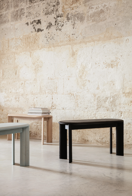 Bevel Bench - White Oiled Oak