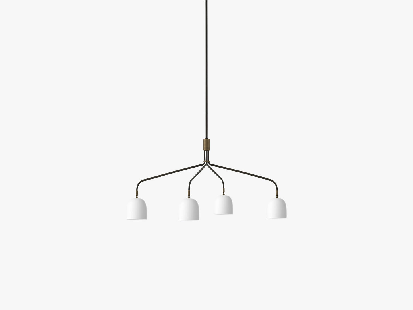 Howard Chandelier 4 Arm, Long - Bone China