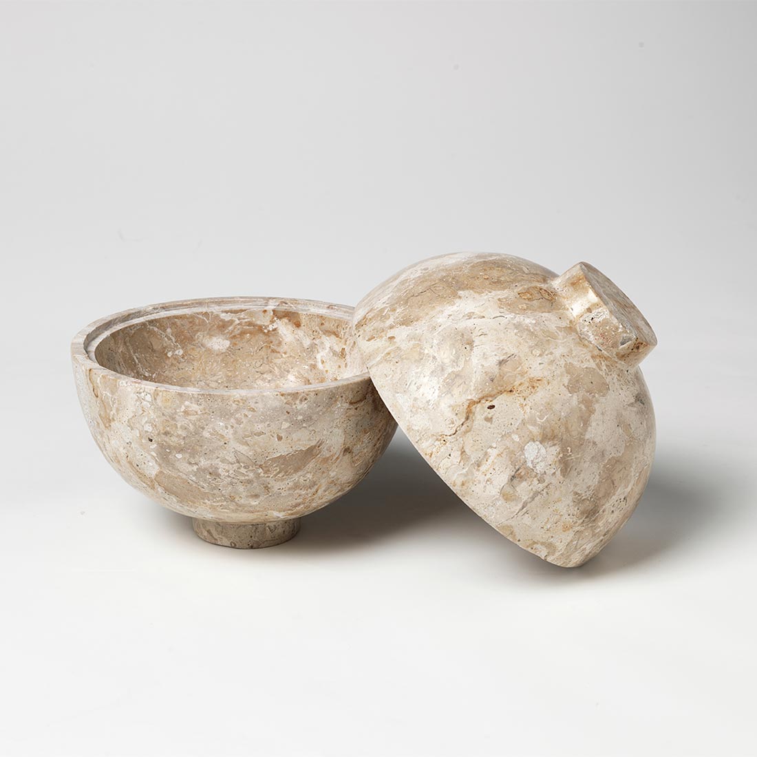 XL Marble Sphere, Desert Storm Marble
