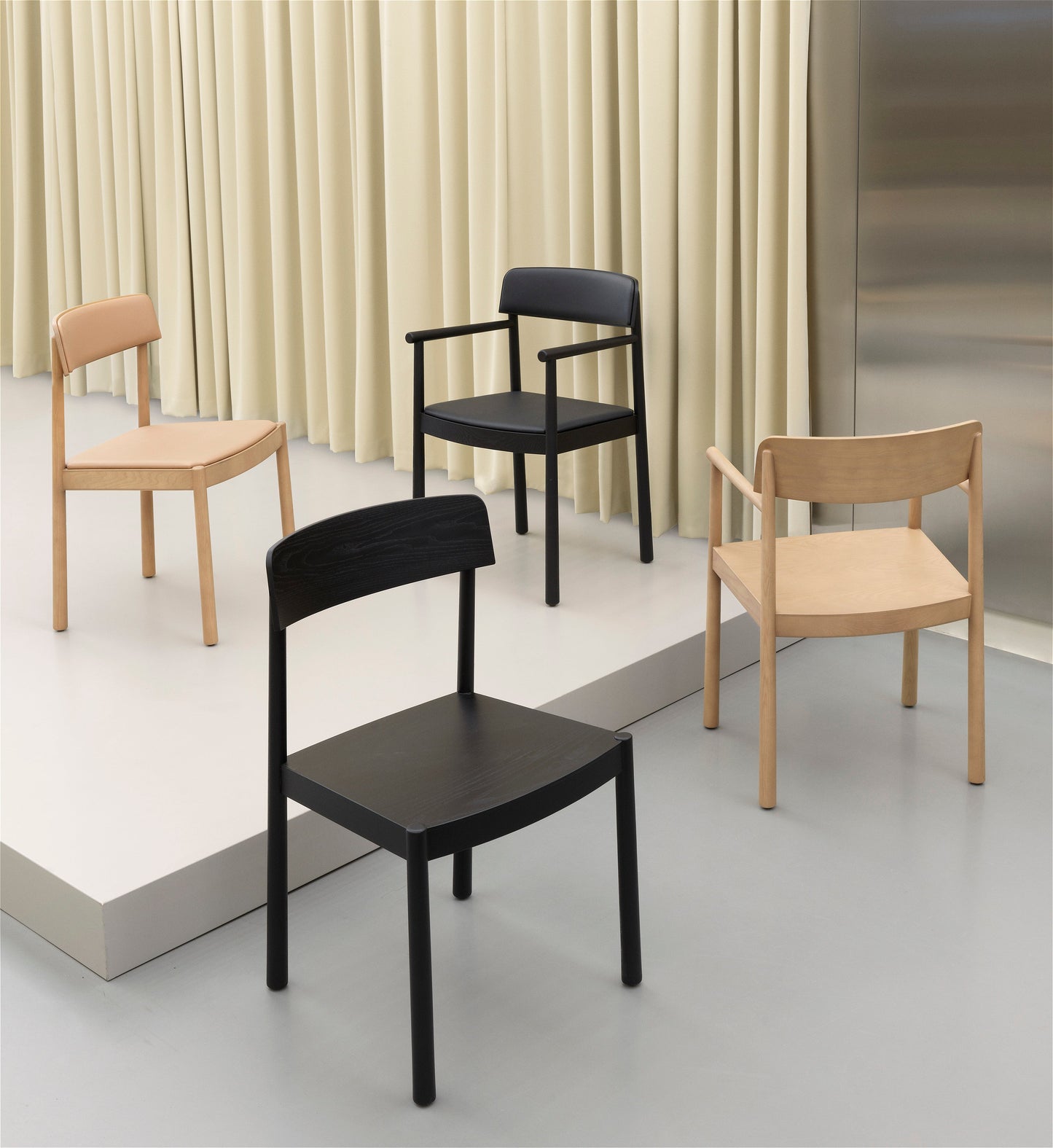 Timb Armchair Upholstery, Black