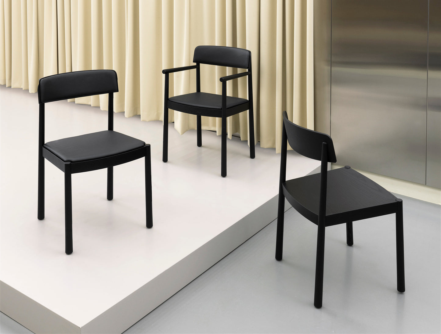 Timb Armchair Upholstery, Black