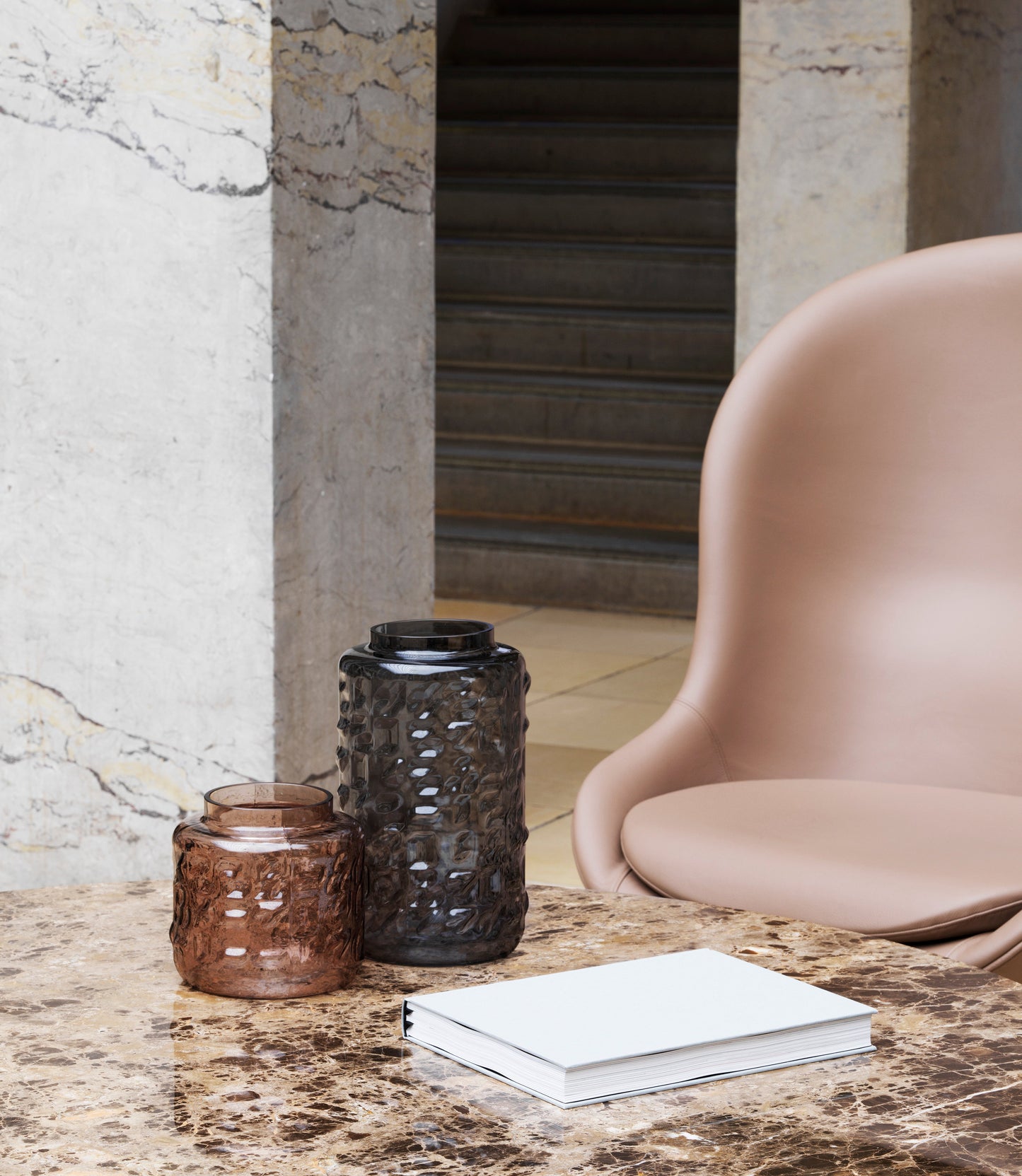 Tombola Vase H31 cm, Grey