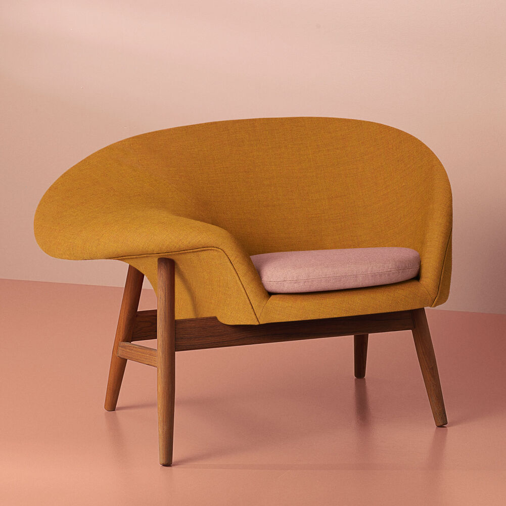 Fried Egg L, Dark Ochre/Pale Rose