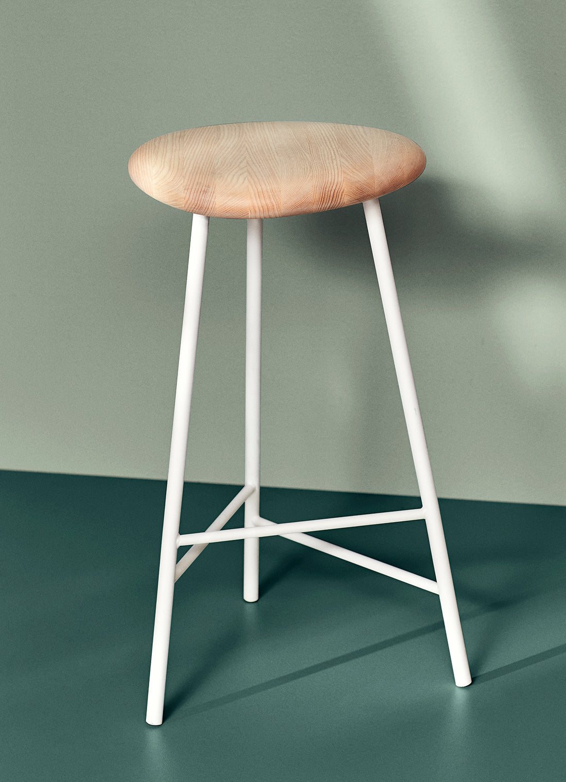 Pebble bar H65, Ash/White