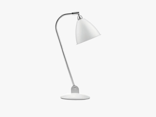 Bestlite BL2 Table Lamp - Ø16 - Crome Base, Matt White