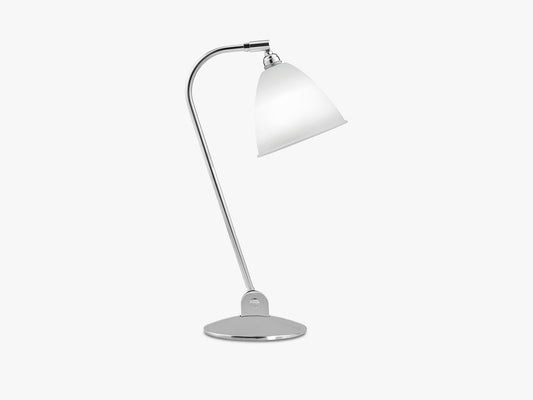 Bestlite BL2 Table Lamp - Ø16 - Crome Base, Bone China