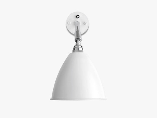 Bestlite BL7 Wall Lamp - Ø16 - Crome Base, Matt White