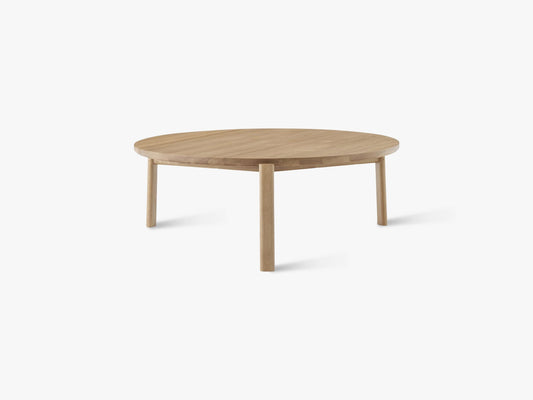 Passage Lounge Table, Ø90, Natural Oak
