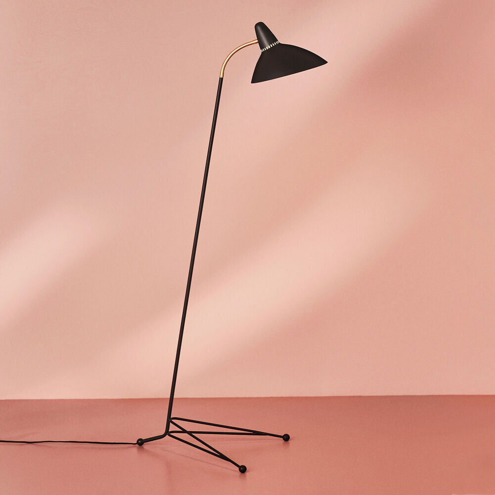 Lightsome floor lamp, Black noir