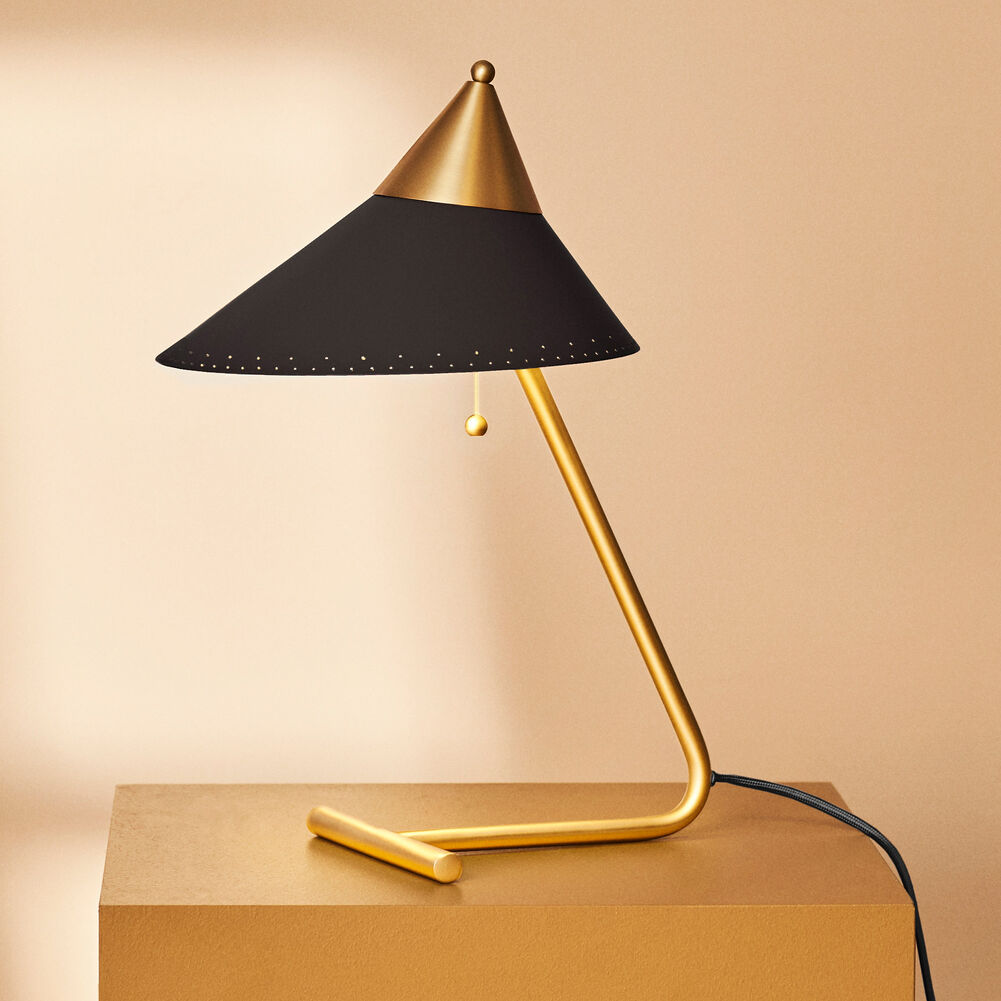 Brass top lamp, Charcoal