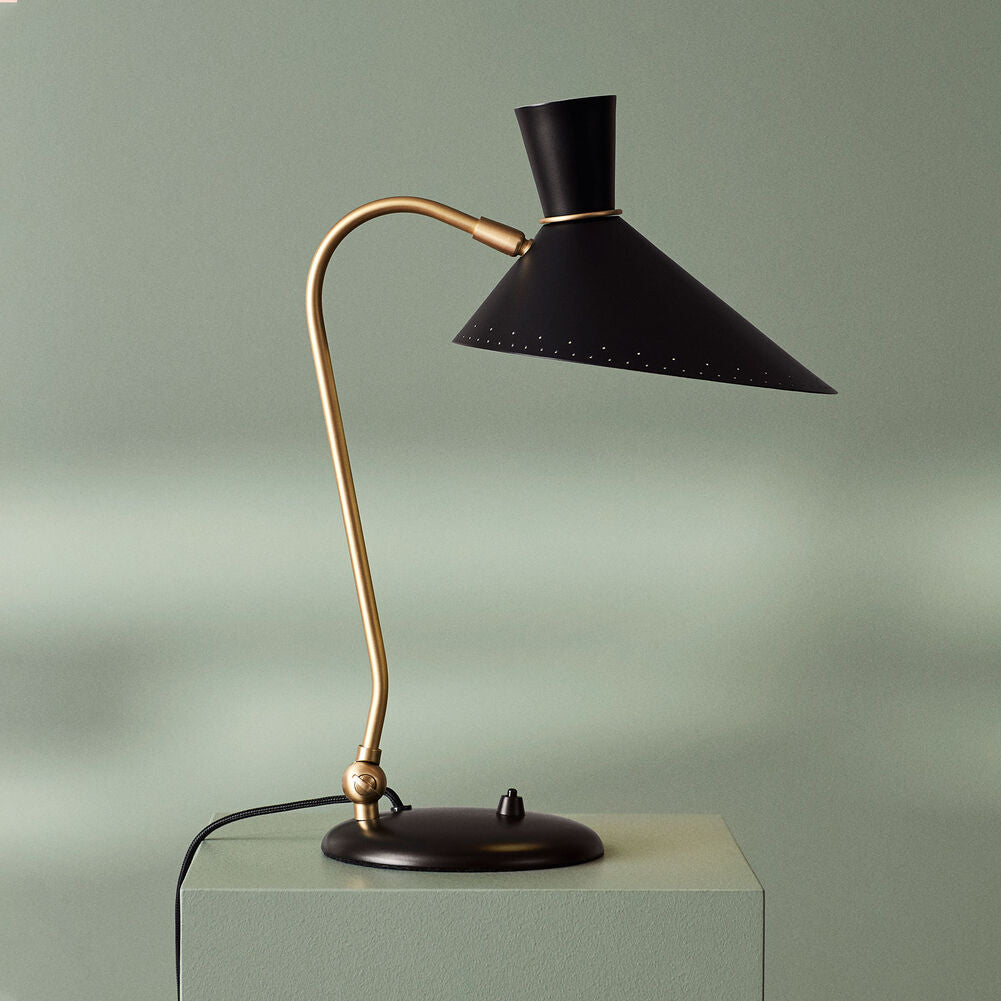 Bloom Table Lamp, Black noir