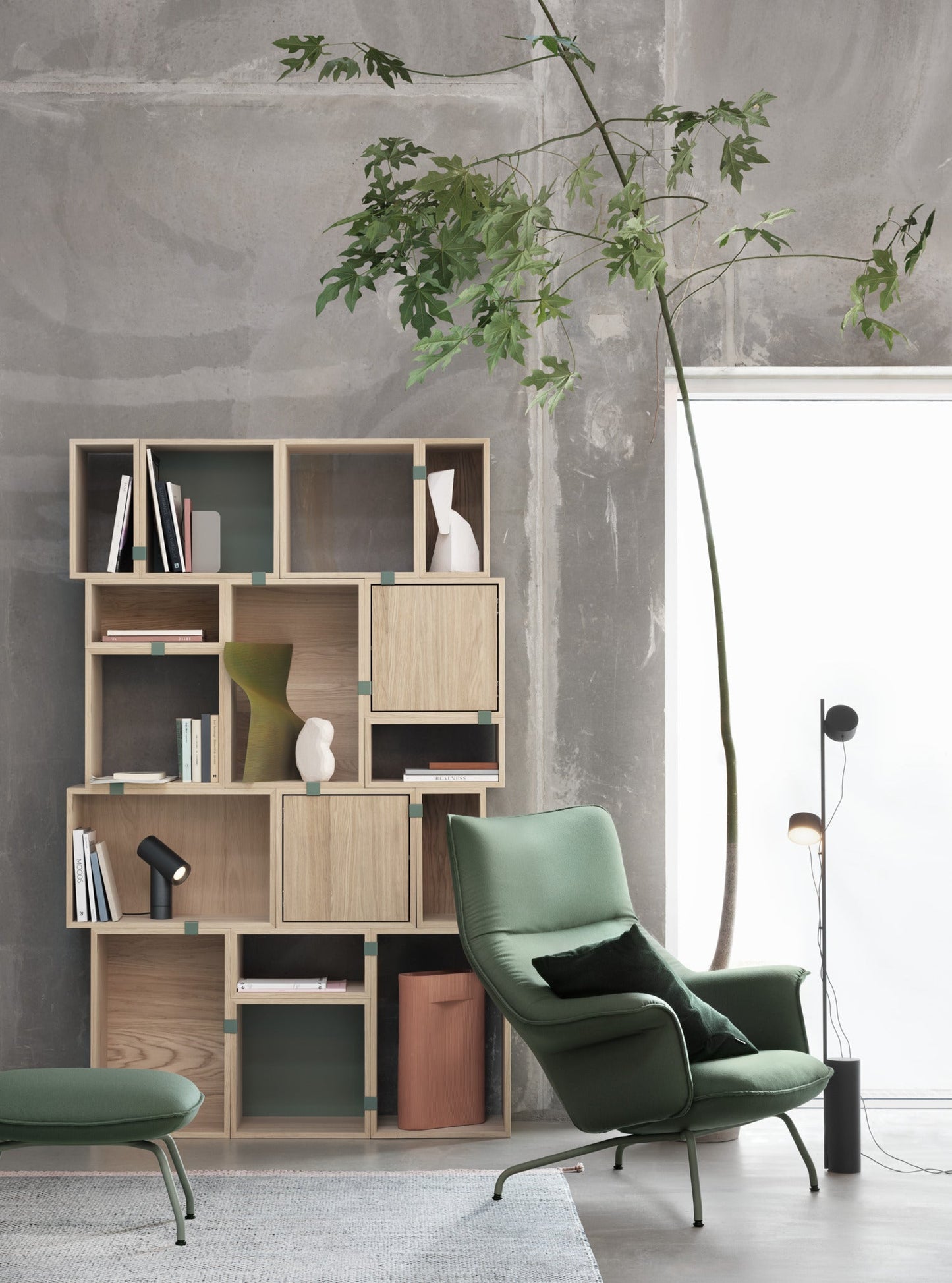 Stacked Storage System - Large, Light Grey