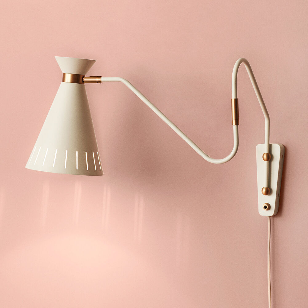 Cone wall lamp, Warm white