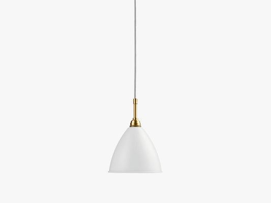 Bestlite BL9 Pendant, Brass Base, Matt White