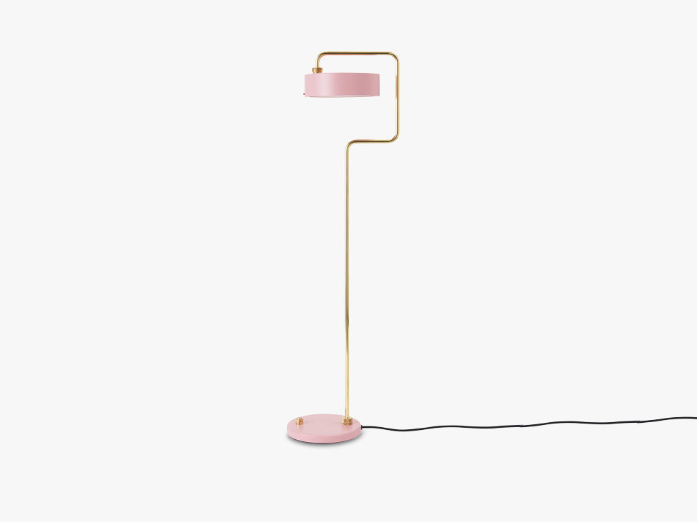 Petite Machine Floor Lamp, Light Pink