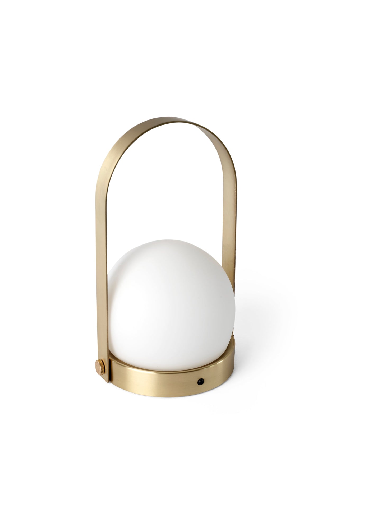 Carrie LED Lamp, Brushed Brass