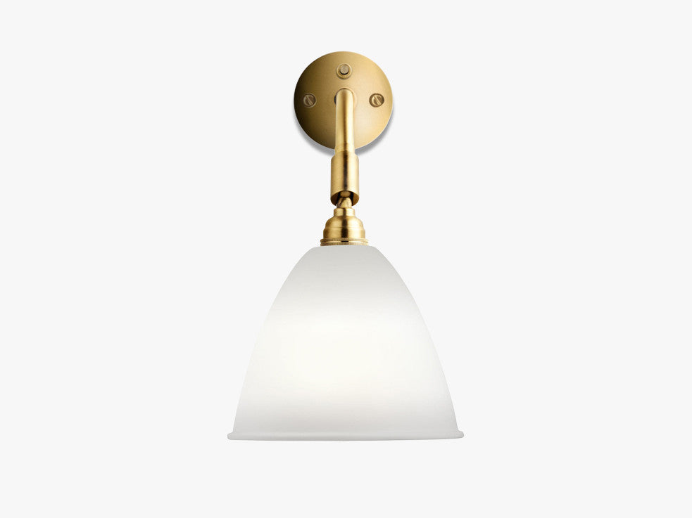 Bestlite BL7 Wall Lamp - Ø16 - Brass Base, Bone China