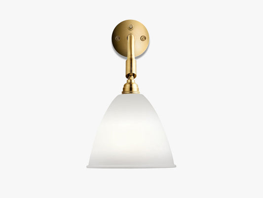 Bestlite BL7 Wall Lamp - Ø16 - Brass Base, Bone China