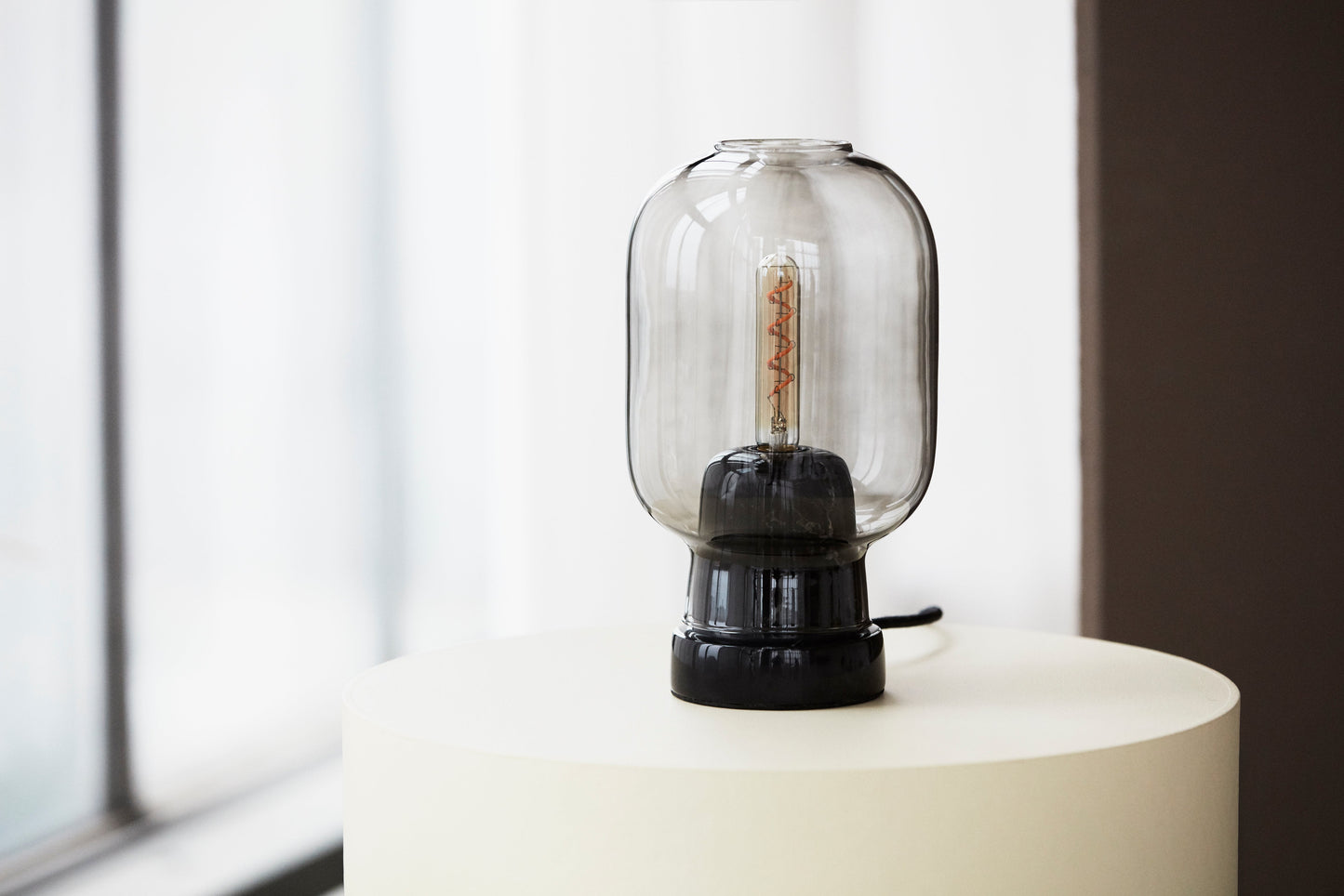 Amp Table Lamp, smoke/black