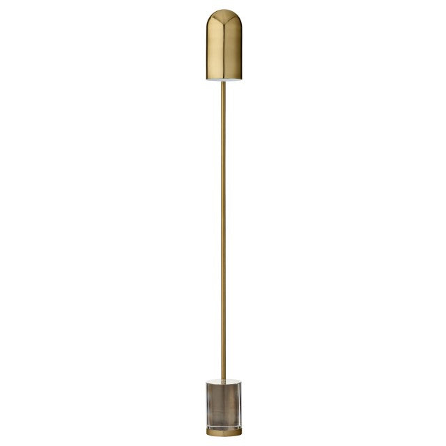 Luceo Floor lamp, Gold/Clear