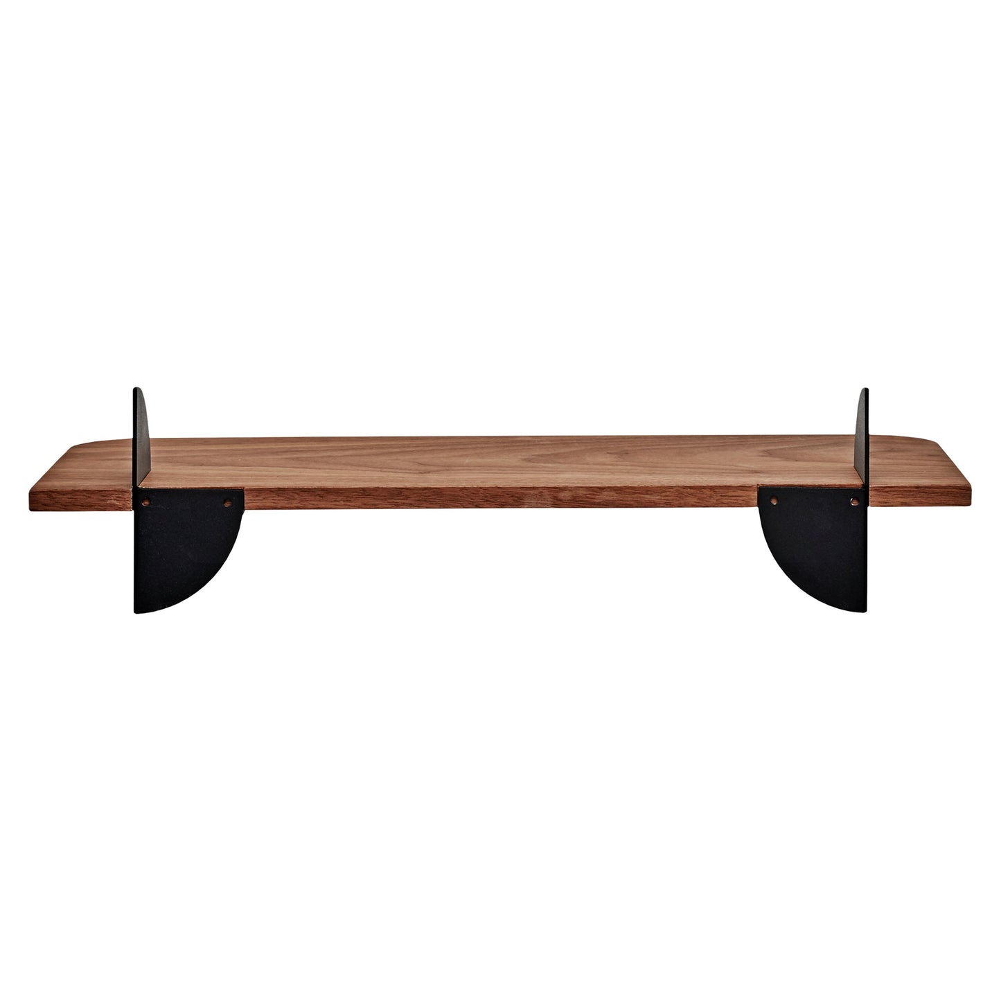 AEDES shelf walnut/black, small