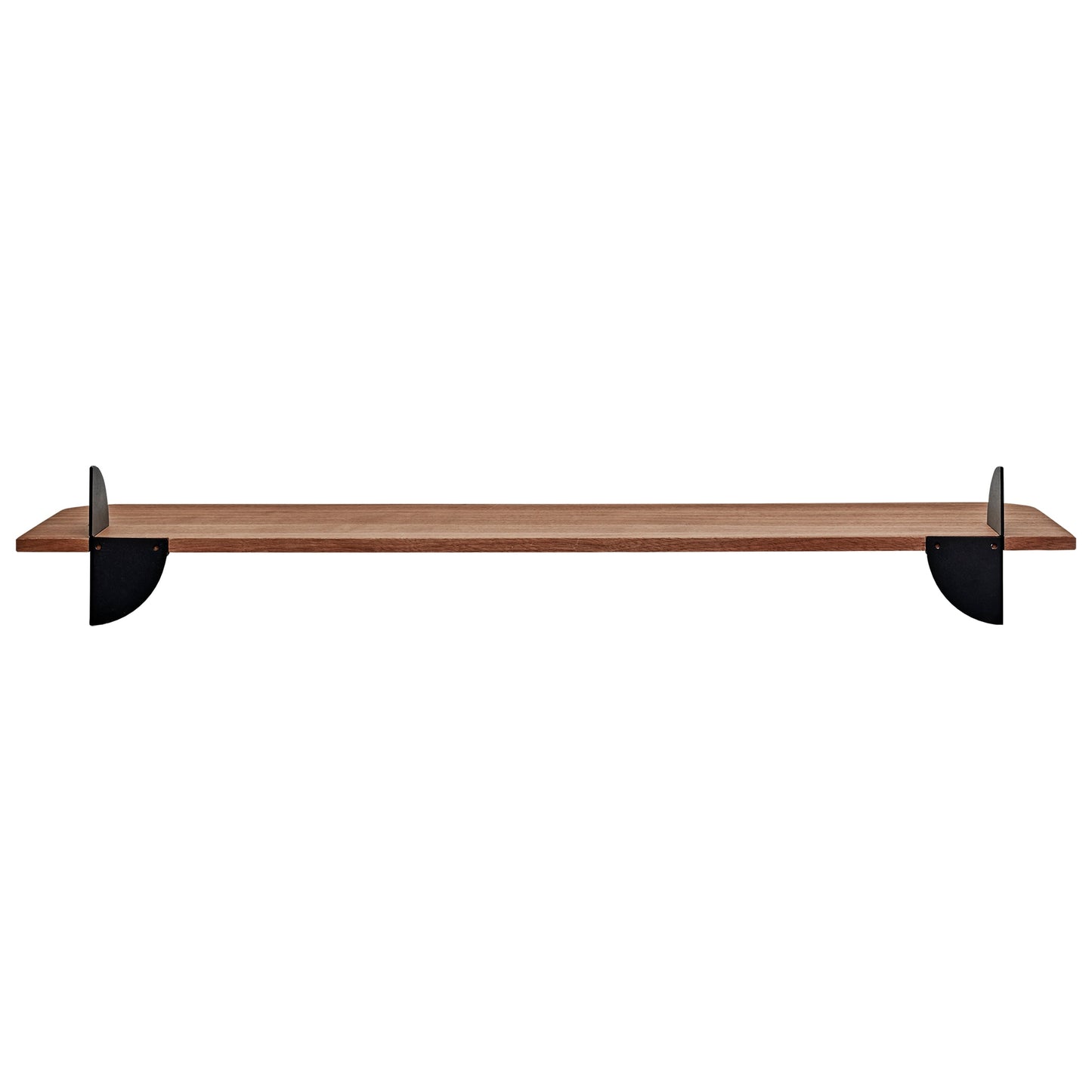 AEDES shelf walnut/black, large