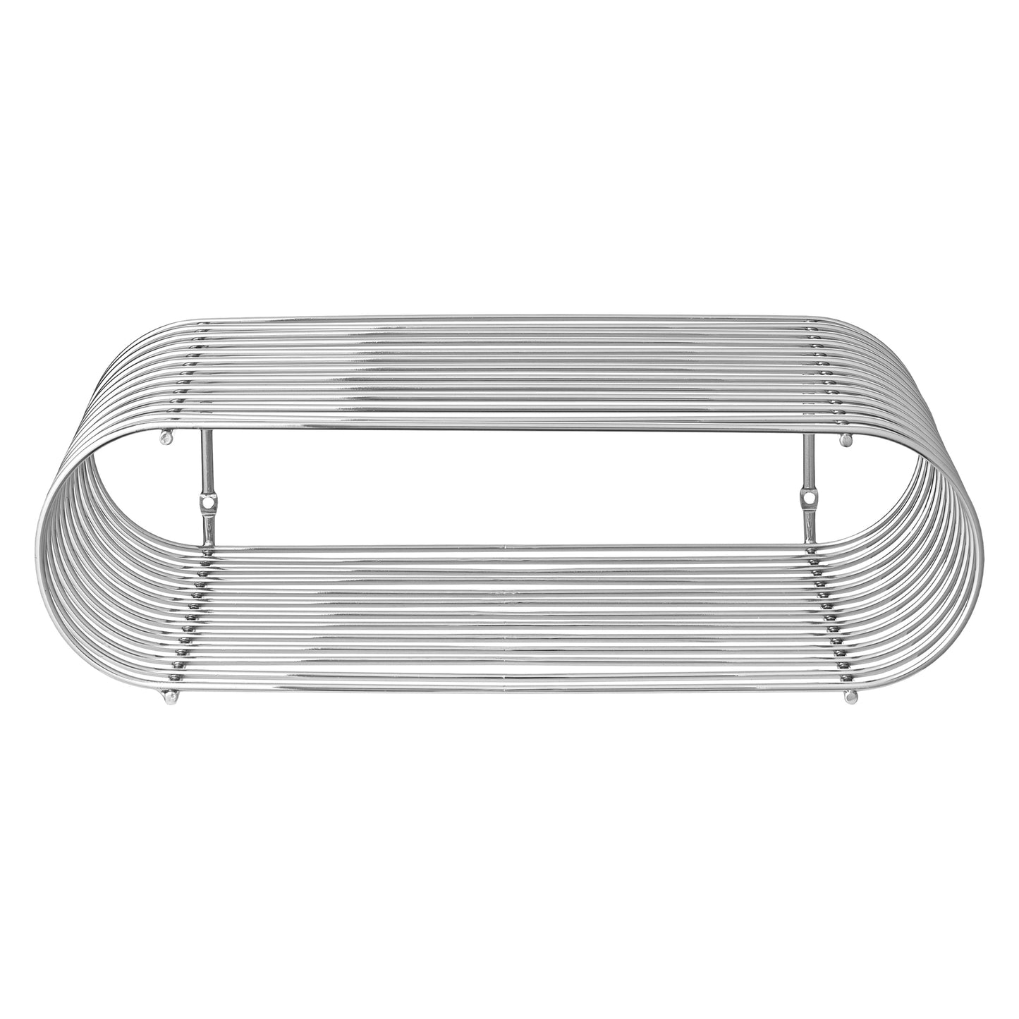 CURVA shelf silver, one size