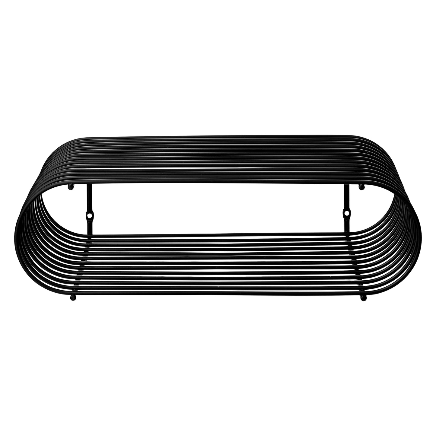 CURVA shelf black, one size