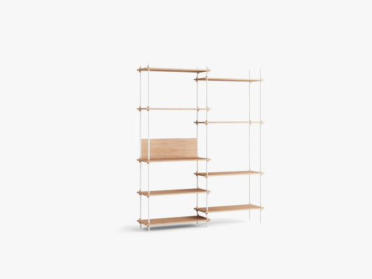 Shelving System – S2002A, Oak/White
