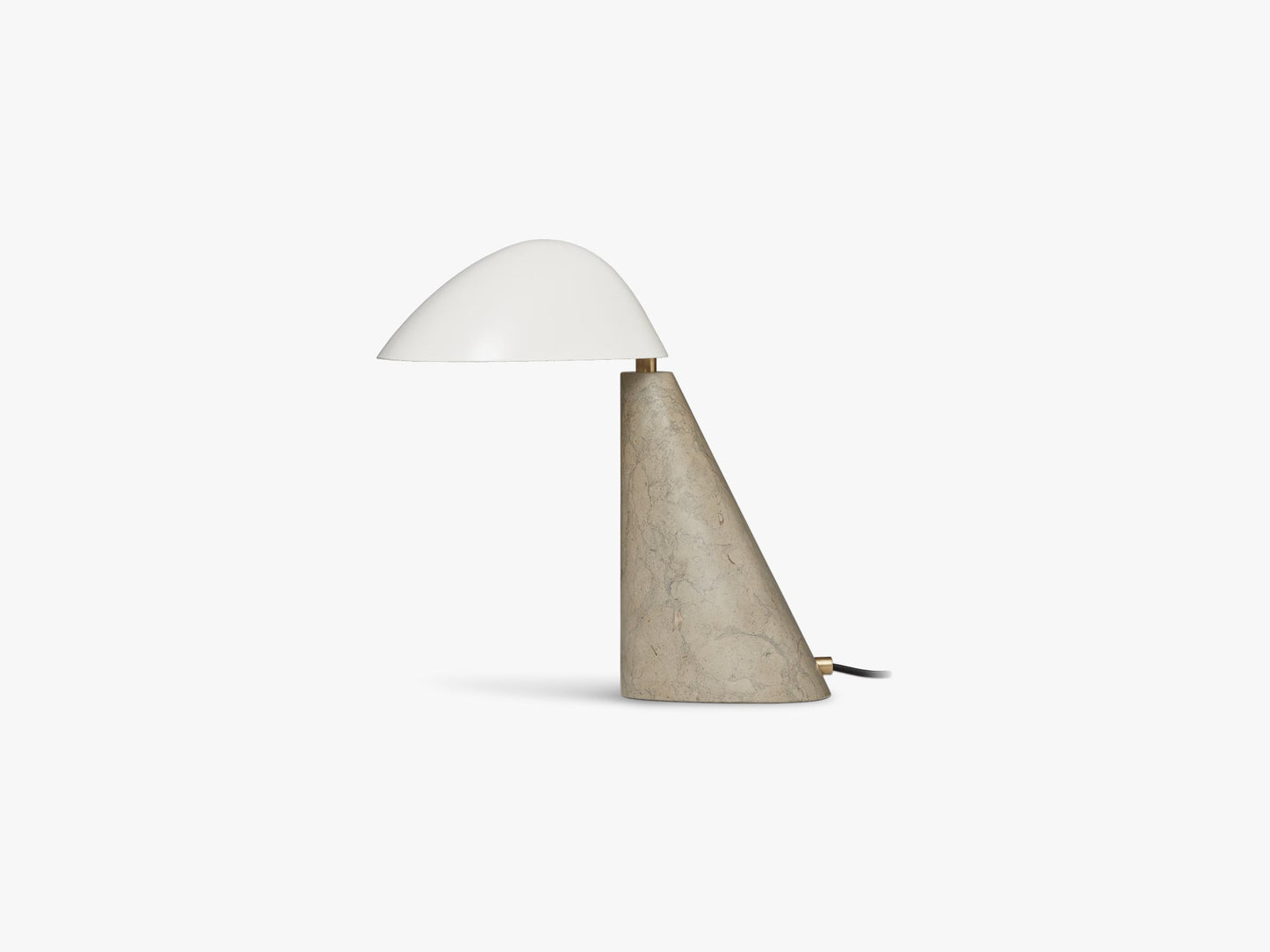 Fellow Lamp, Limestone/White