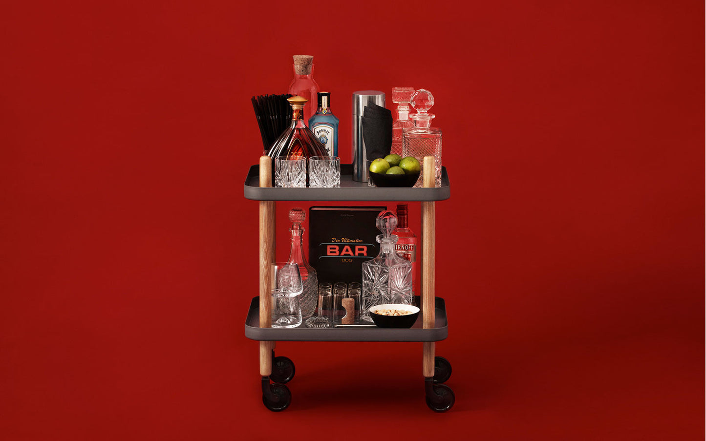 Block Table, Dark Grey