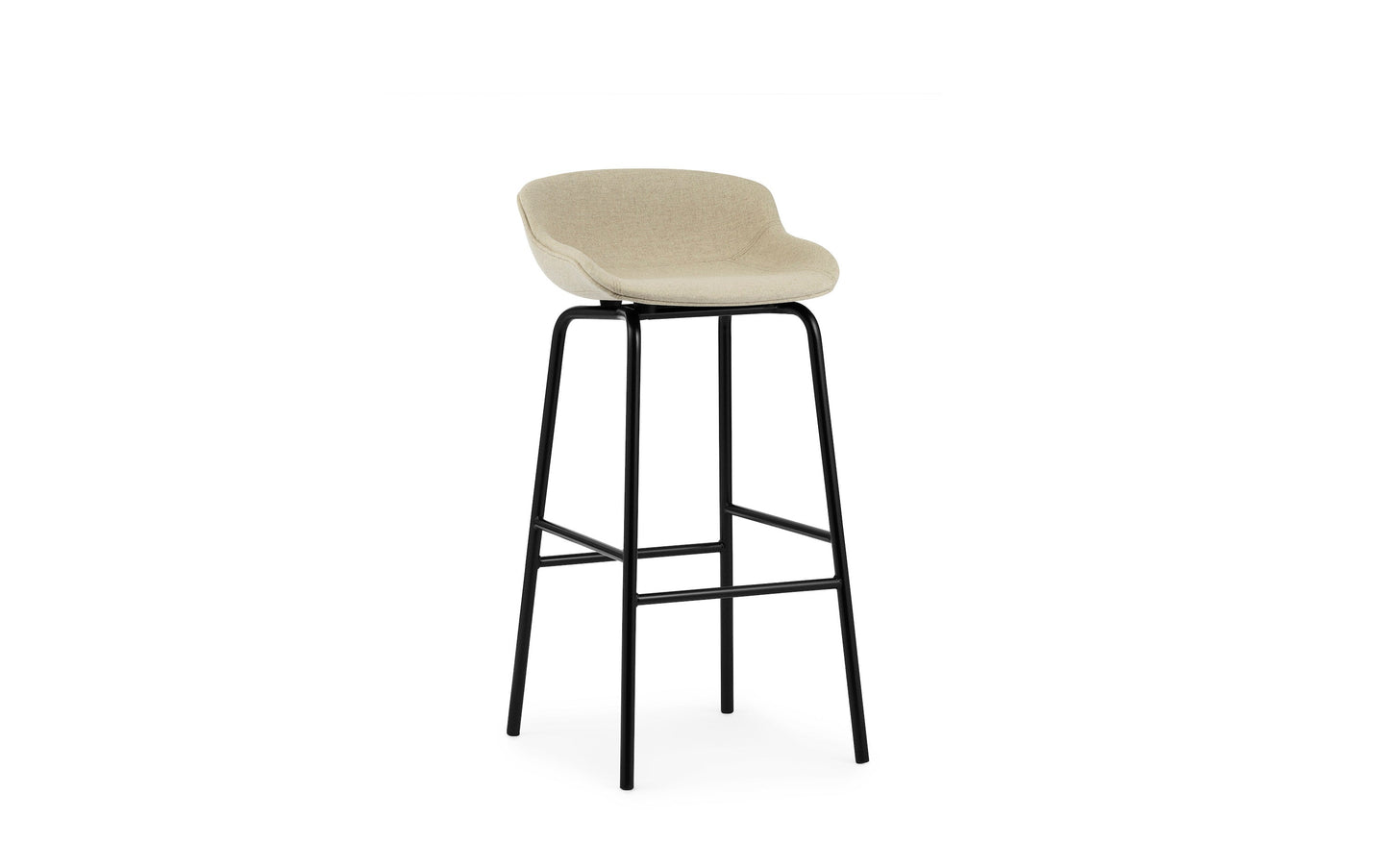 Hyg Barstool 75 cm, Steel Main Line Flax