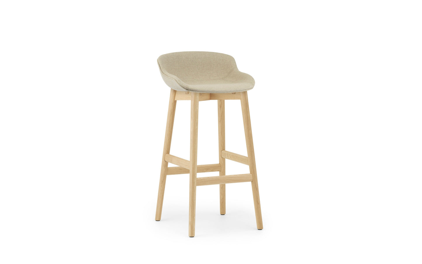 Hyg Barstool 75 cm, Wood Main Line Flax