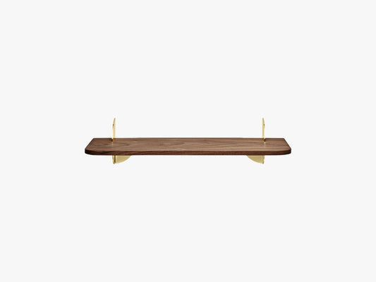 AEDES shelf walnut/gold, small