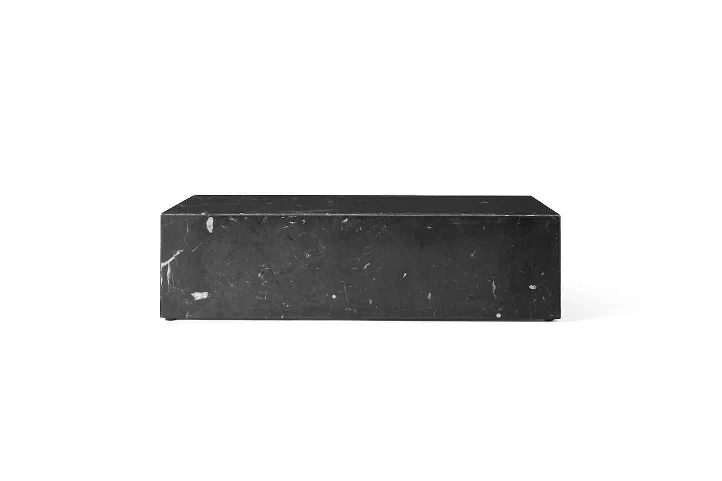 Plinth Low, Sort Marmor
