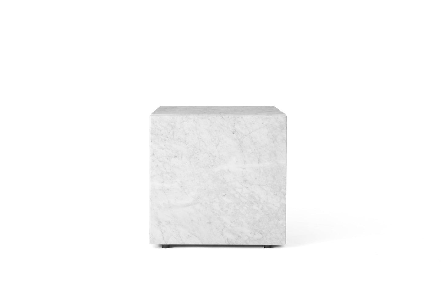 Plinth Cubic, Hvid Marmor