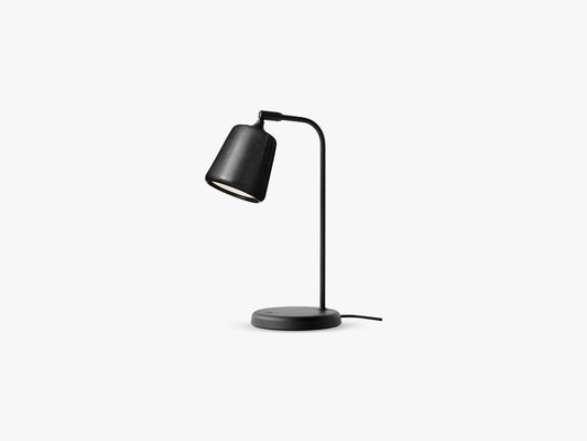 Material Table Lamp, Black Marble