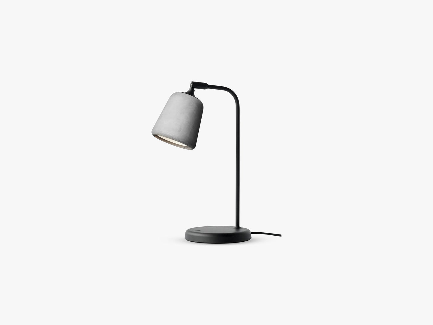 Material Table Lamp, Light Grey Concrete