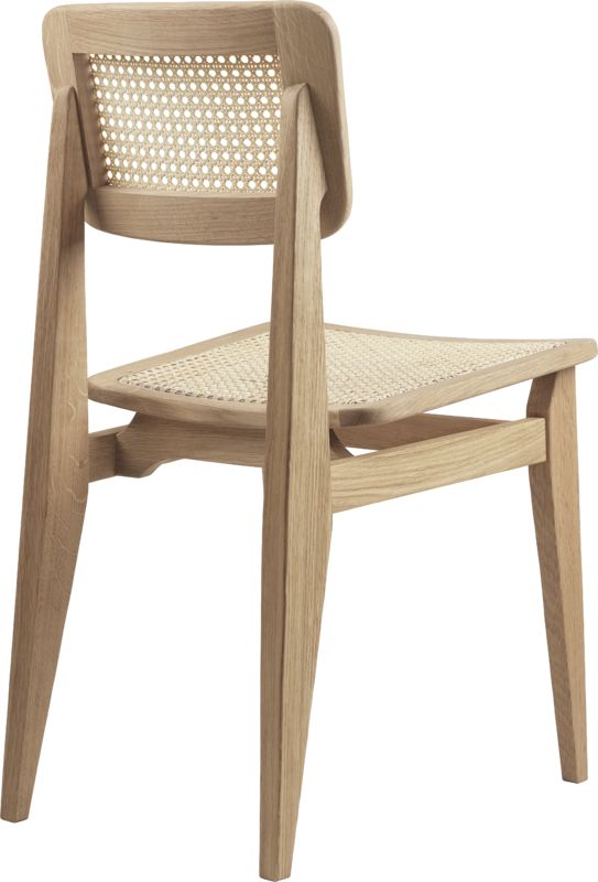 C-Chair Dining Chair - All French Cane, Oak Oiled